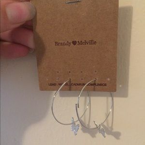 Brandy Melville butterfly earrings!!